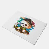 Bichon Hond Pirate Deurmat (Schuin)