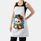 Bichon Hond Pirate Schort (Insitu)