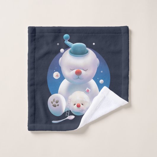 Bichon Ice Shaver Dreamland Bad Handdoek (Wasdoekje)