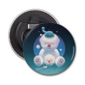 Bichon Ice Shaver Dreamland Button Flesopener (Voorkant)