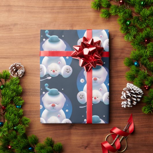 Bichon Ice Shaver Dreamland Cadeaupapier (Feestdagen Geschenken)