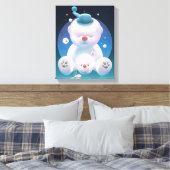 Bichon Ice Shaver Dreamland Canvas Afdruk (Insitu (Slaapkamer))