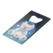 Bichon Ice Shaver Dreamland Creditkaart Flessenopener (Achterkant Gekanteld)