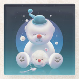 Bichon Ice Shaver Dreamland Glazen Onderzetter