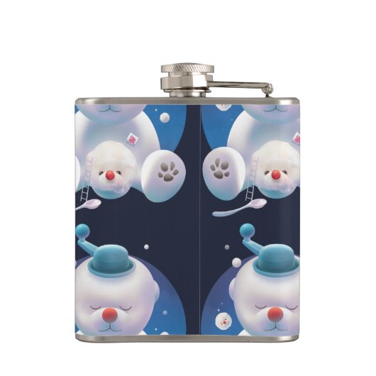 Bichon Ice Shaver Dreamland Heupfles (Achterkant)