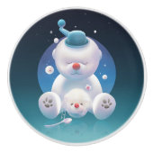 Bichon Ice Shaver Dreamland Keramische Knop (Voorkant)