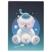 Bichon Ice Shaver Dreamland Klembord (Achterkant)