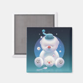 Bichon Ice Shaver Dreamland Magneet (Voorkant / Achterkant)