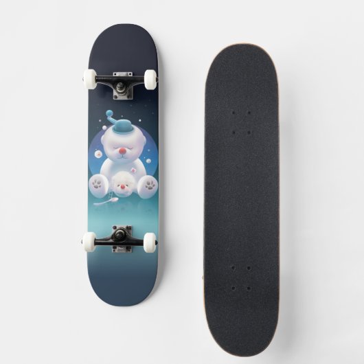 Bichon Ice Shaver Dreamland Persoonlijk Skateboard (Voorkant)