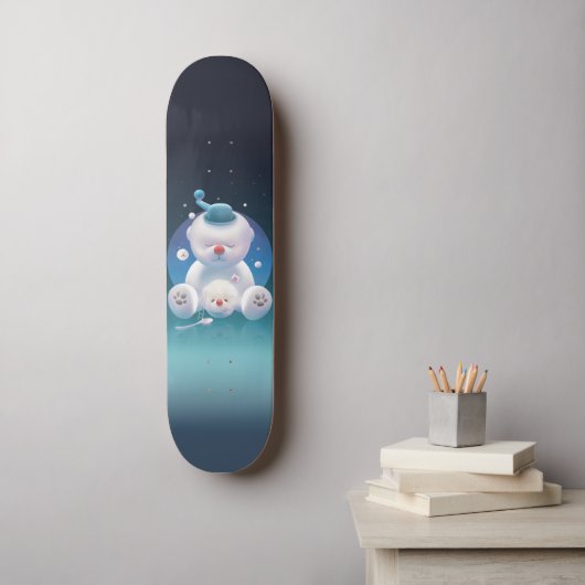 Bichon Ice Shaver Dreamland Persoonlijk Skateboard (Muurkunst)