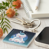 Bichon Ice Shaver Dreamland Sleutelhanger (Voorkant Rechts)