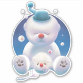 Bichon Ice Shaver Dreamland Sticker (Voorkant)