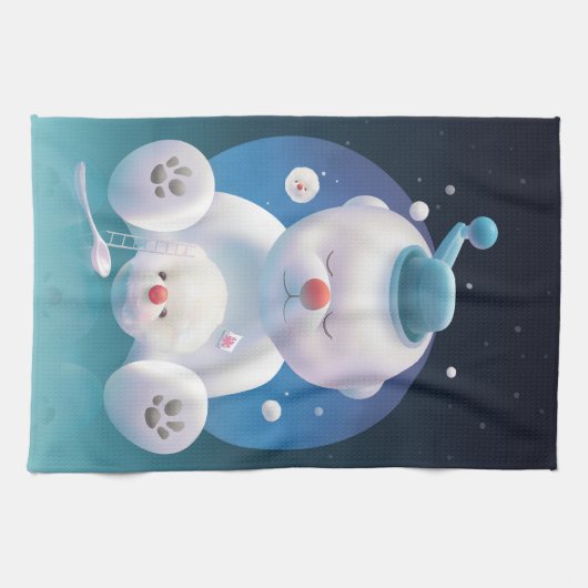 Bichon Ice Shaver Dreamland Theedoek (Horizontaal)