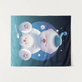 Bichon Ice Shaver Dreamland Wandkleed (Voorkant (horizontaal))