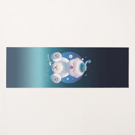 Bichon Ice Shaver Dreamland Yogamat (Voorkant (horizontaal))