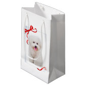 Bichon-kerstcadeau Klein Cadeauzakje (Voorkant Gekanteld)