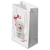 Bichon-kerstcadeau Klein Cadeauzakje (Achterkant Gekanteld)