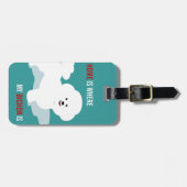 Bichon Love Design Travel Gift Bagagelabel (Voorkant horizontaal)