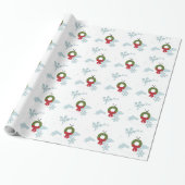 Bichon Love kerstfeeststijl Cadeaupapier (Uitgerold)