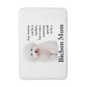 Bichon Ma Bath Mat (Voorkant Verticaal)