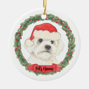 Bichon Maltese Maltipoo Havanese Bolognese Keramisch Ornament