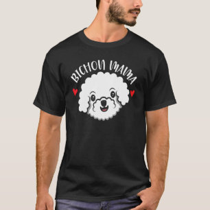 Bichon Mama Krullend Haar Pup Pyter Bichon Frise T-shirt