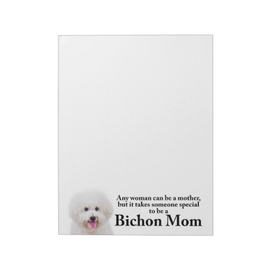 Bichon mama Notitieblok (Linkerzijde)