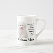 Bichon Mom Bone China Mok (Rechts)