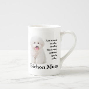 Bichon Mom Bone China Mok