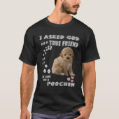 Bichon Poodle Dog Mam, Bichon Poo Dad Costume, Cut T-shirt (Voorkant)