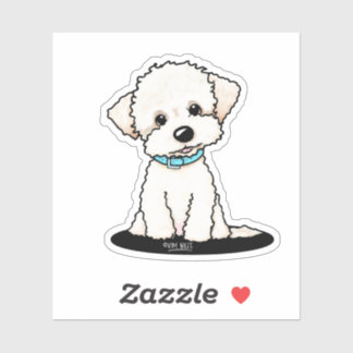 Bichon Puppy KiniArt Sticker