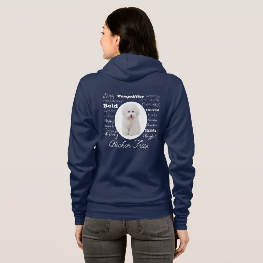 Bichon Traits Hoodie (Achterkant volledig)