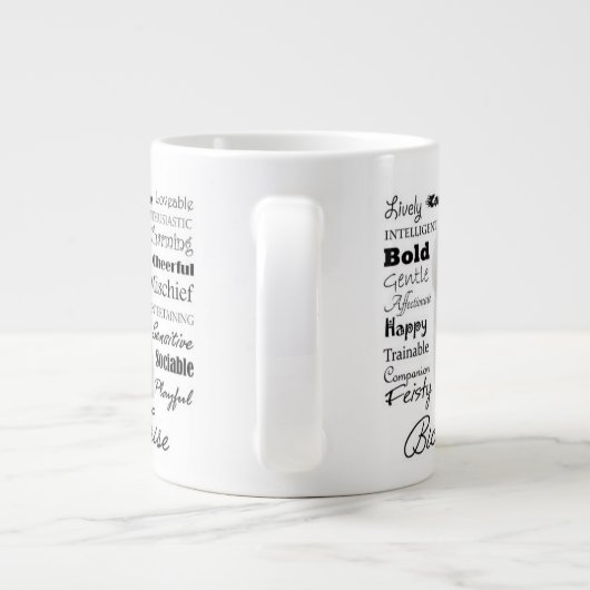 Bichon Traits Jumbo Mok (Achterkant)