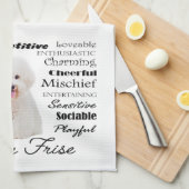 Bichon Traits Kitchen Towel Theedoek (Quarter Fold)