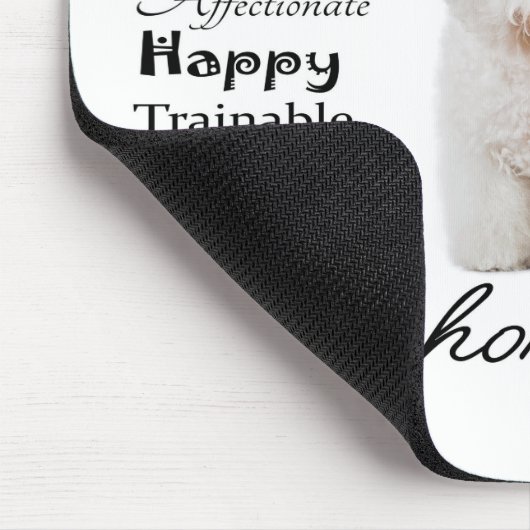 Bichon Traits Mousepad Muismat (Hoek)