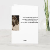 Bichon Vrolijk Kerstfeest Feestdagen Kaart (Achterkant)