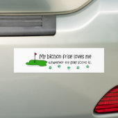 BichonFrise Bumpersticker (Op auto)