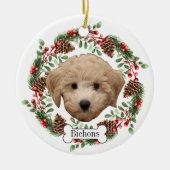 Bichons Frissen hond Keramisch Ornament (Voorkant)