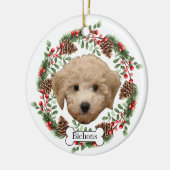 Bichons Frissen hond Keramisch Ornament (Links)