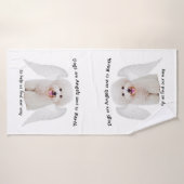 Bichons zijn Angels Bath Towel Badhanddoek (Badhanddoek)