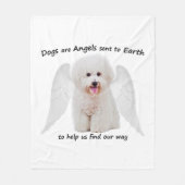Bichons zijn Angels Fleece Blanket (Voorkant)