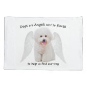 Bichons zijn Angels Pillowcase Kussensloop (Achterkant)