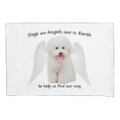 Bichons zijn Angels Pillowcase Kussensloop (Voorkant)