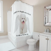 Bichons zijn Angels Shower Curtain Douchegordijn (In situ)