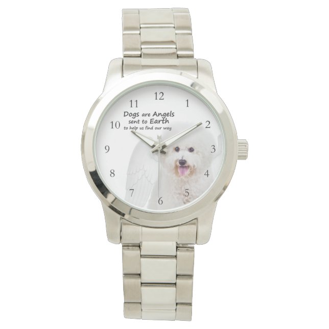 Bichons zijn Angels Watch Horloge (Voorkant)