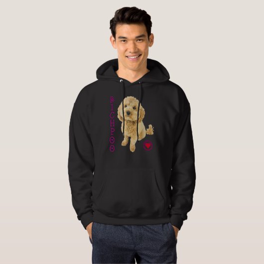 Bichpoo Puppy Hond Poedel Cross Noodle Super Cute  Hoodie (Voorkant volledig)