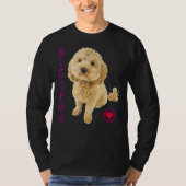 Bichpoo Puppy Hond Poedel Cross Noodle Super Cute  T-shirt (Voorkant)