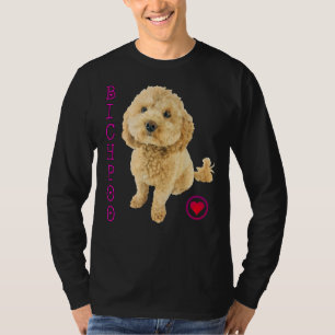 Bichpoo Puppy Hond Poedel Cross Noodle Super Cute  T-shirt