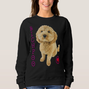 Bichpoo Puppy Hond Poedel Cross Noodle Super Cute Trui