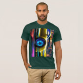 Bick en auto bugati en ninja H2R pavar T-shirt (Voorkant volledig)